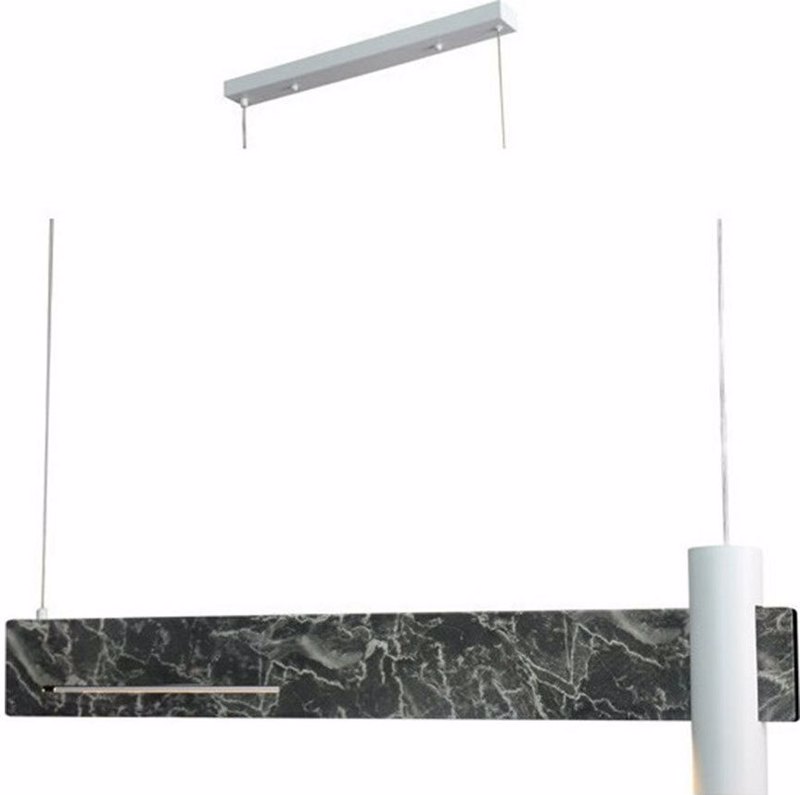 ACA Φωτιστικό Οροφής 'LINEA' Μέταλλο Μαύρο GU10 90Χ7X120εκ DCR21LEDP90B