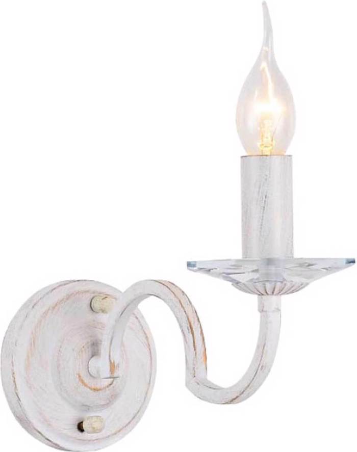 ACA Aplika Toixou Metalliki 'GEISHA' Lefko/Xruso E14 27X11X18cm DL9361WWG