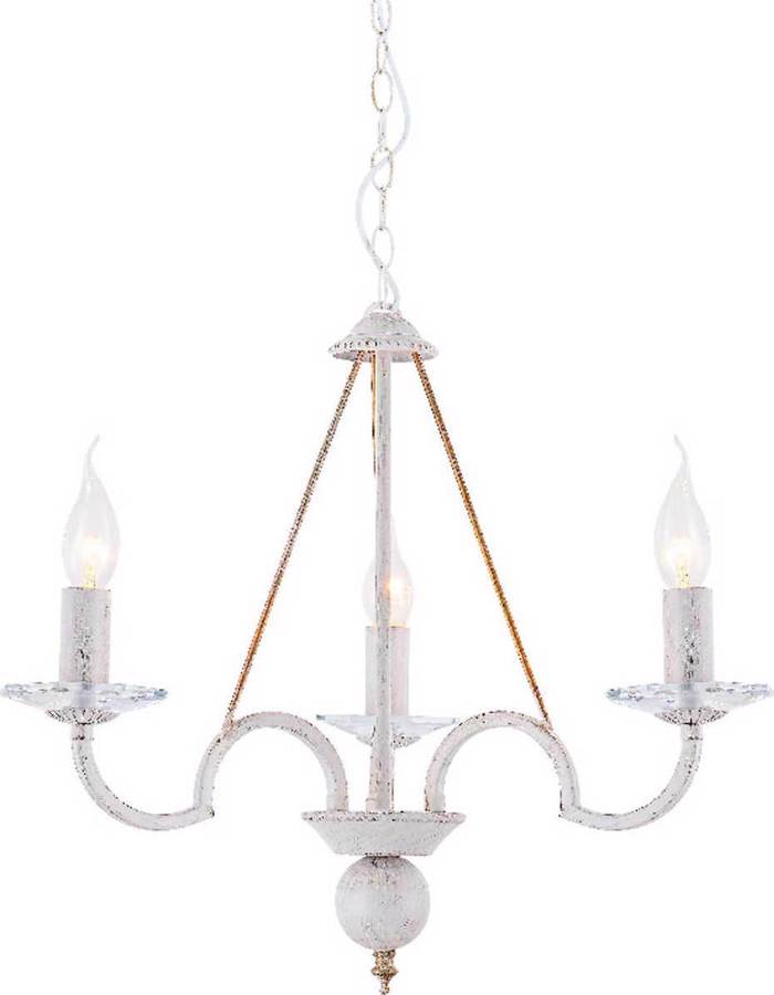 ACA Fotistiko Orofis Trifoto Metalliko 'GEISHA' Lefko/Xruso E14 F51X102cm DL9363PWG