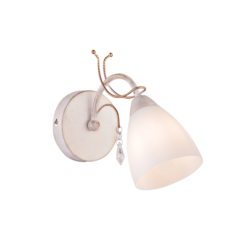 ACA Lighting - ΣΗΜΑΝΤΙΚΟ: Σε περίπτωση διαφοράς τιμής από το κατάστημα ισχύει παντα και μόνο η τιμή του καταστήματος ACA Απλίκα Τοίχου Μεταλλική Χρυσή/Λευκή Πατίνα Ε14 Φ11x