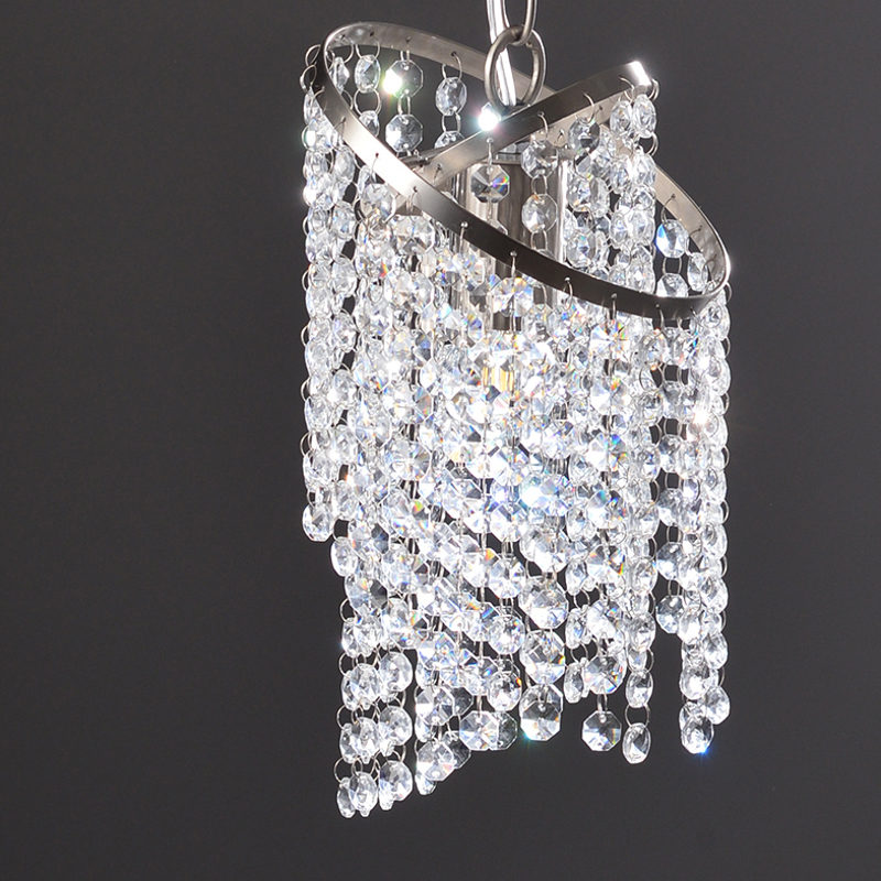 Φωτιστικά agiovlasitishome - ΣΗΜΑΝΤΙΚΟ: Σε περίπτωση διαφοράς τιμής από το κατάστημα ισχύει παντα και μόνο η τιμή του καταστήματος ACA Φωτιστικό Οροφής Μέταλλο/Κρύσταλλο 'ELIZA' Νίκελ/Ασ