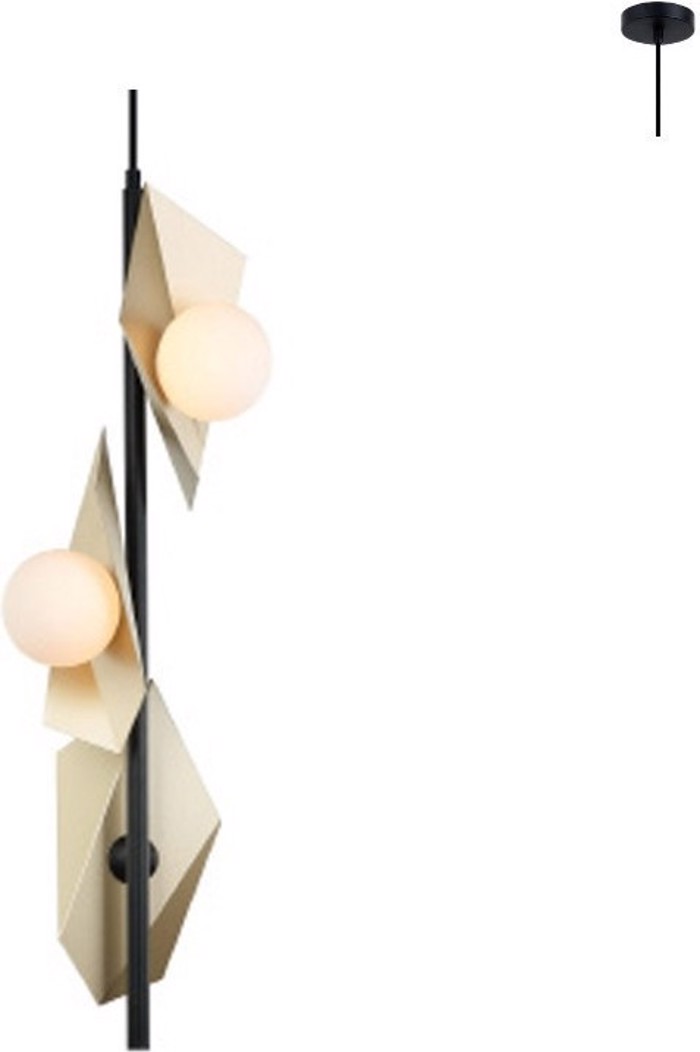 ACA Fotistiko Orofis Trifoto Metalliko/Gyalino 'POLYGON' Xruso/Mavro G9 26X149ek HL42593P26BG