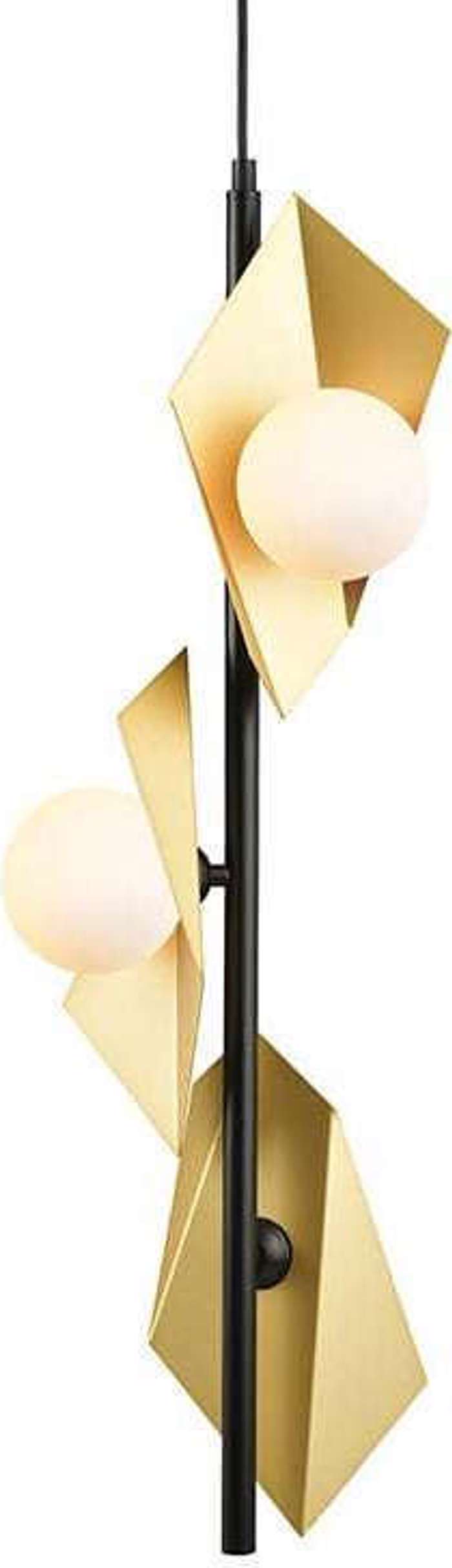 ACA Fotistiko Orofis Trifoto Metalliko/Gyalino 'POLYGON' Xruso/Mavro G9 26X149ek HL42593P26BG