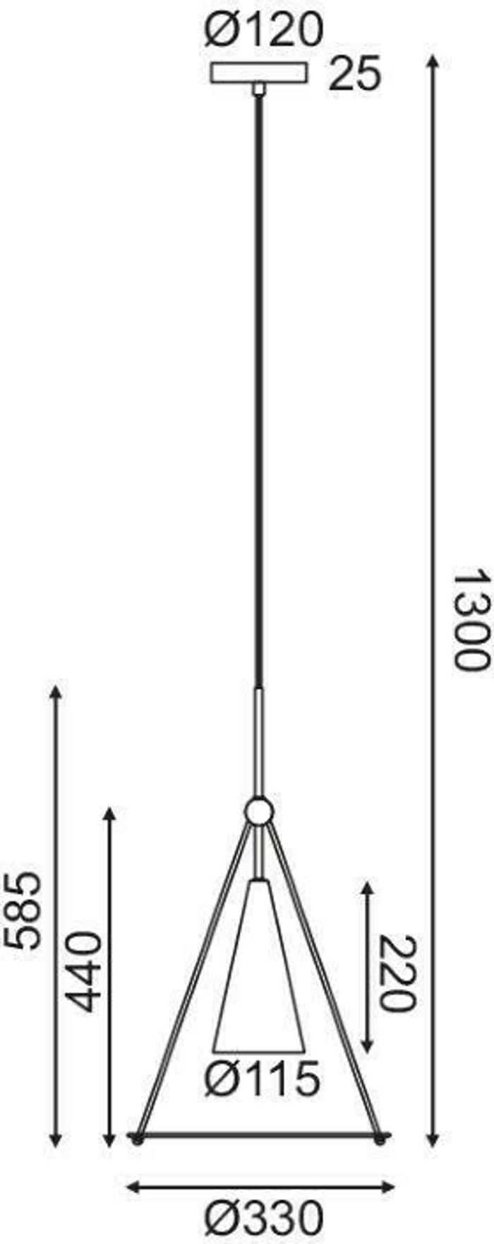 ACA Fotistiko Orofis Metalliko/Gyalino 'TEMPLE' Lefko/Mavro E27 F33X130ek HM281P33WB