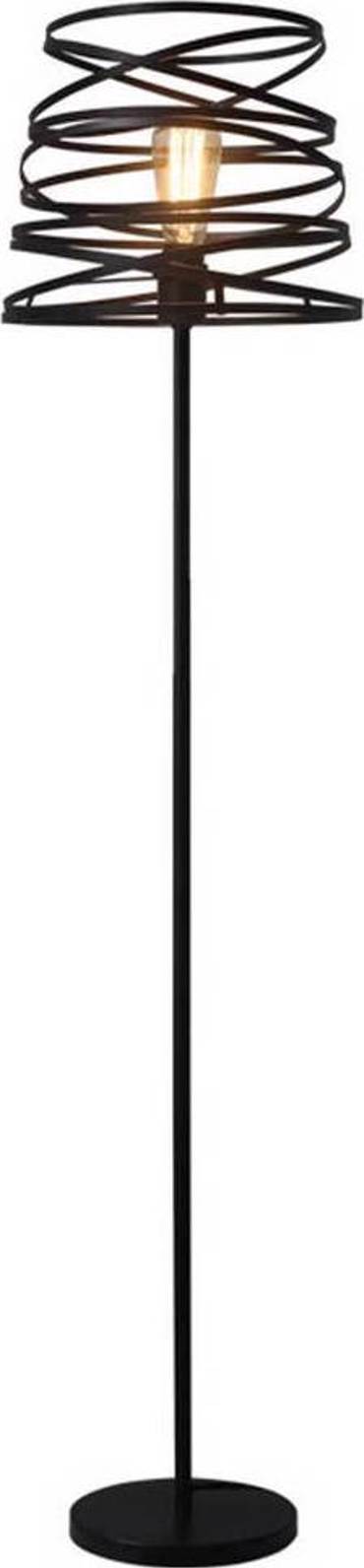 ACA Φωτιστικό Επιδαπέδιο Μεταλλικό 'Jazz' Μαύρο E27 Φ28Χ170εκ KS1538FB