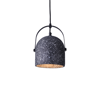ACA Kremasto Fotistiko Orofis 'CARAMELO' Metalliko/Tsimentenio Mavro/Lefko E27 F16x129cm KS411P16B