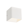 ACA Aplika Toixou Up-Down 'NEPHELE' LED Metalliki Lefki 10x10x10cm Fusiko Lefko L350374