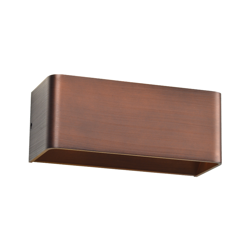 ACA Απλίκα Τοίχου Up-Down 'NEPHELE' LED Μεταλλική Καφέ 