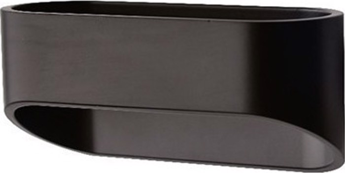 ACA Aplika Toixou Metalliki 'Nephele' Mavro LED 16X10X7,5cm L35039BK