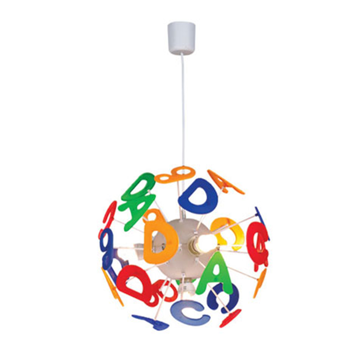 ACA Paidiko Fotistiko Orofis Gammata 3Foto Plastiko Poluxromo F35x80cm E14 MD70853E