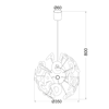 ACA Paidiko Fotistiko Orofis Gammata 3Foto Plastiko Poluxromo F35x80cm E14 MD70853E