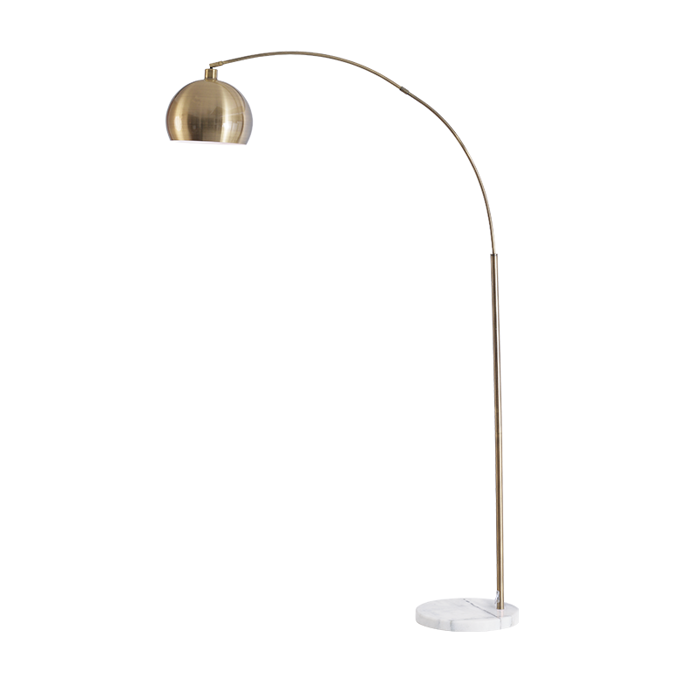 ACA Epidapedio Fotistiko Metalliko/Marmarino Lefko/Mpronze 120x193cm E27 ML312401FB