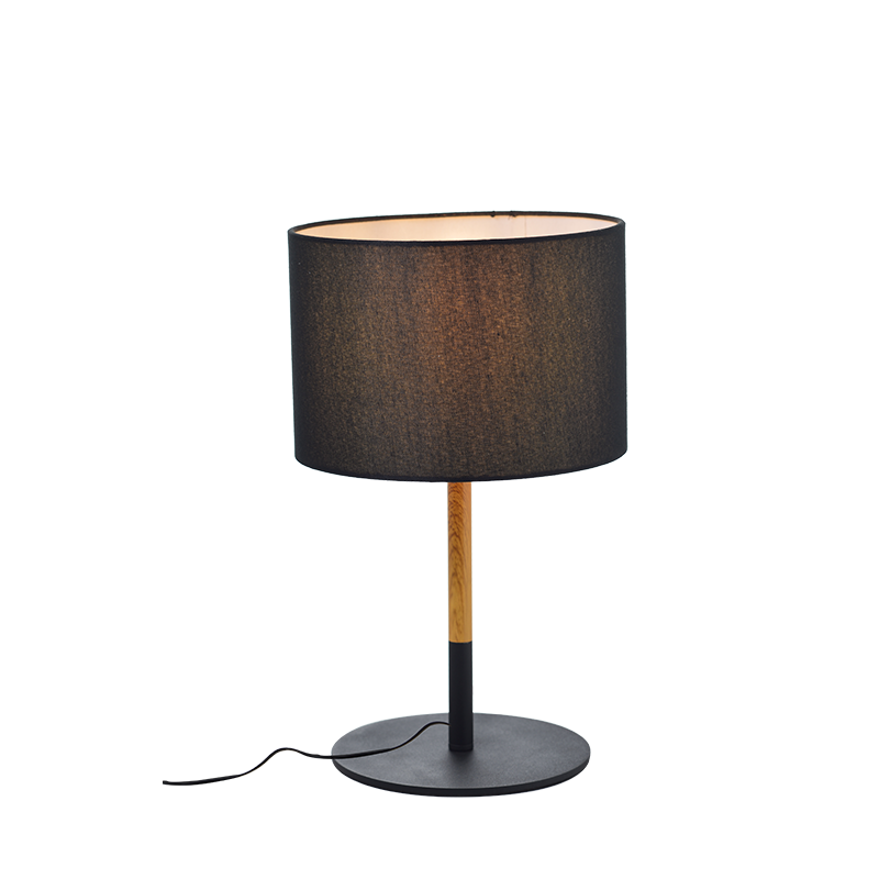 ACA Επιτραπέζιο Φωτιστικό 'YASMINE' Μεταλλικό/Υφασμάτιν