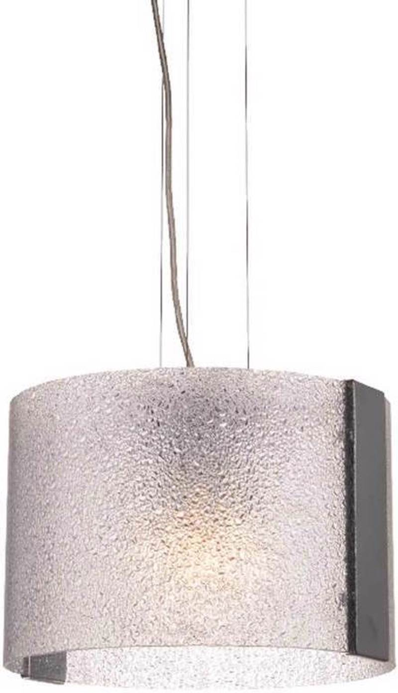 ACA Φωτιστικό Οροφής Μεταλλικό/Γυάλινο 'Dione' Χρώμιο E