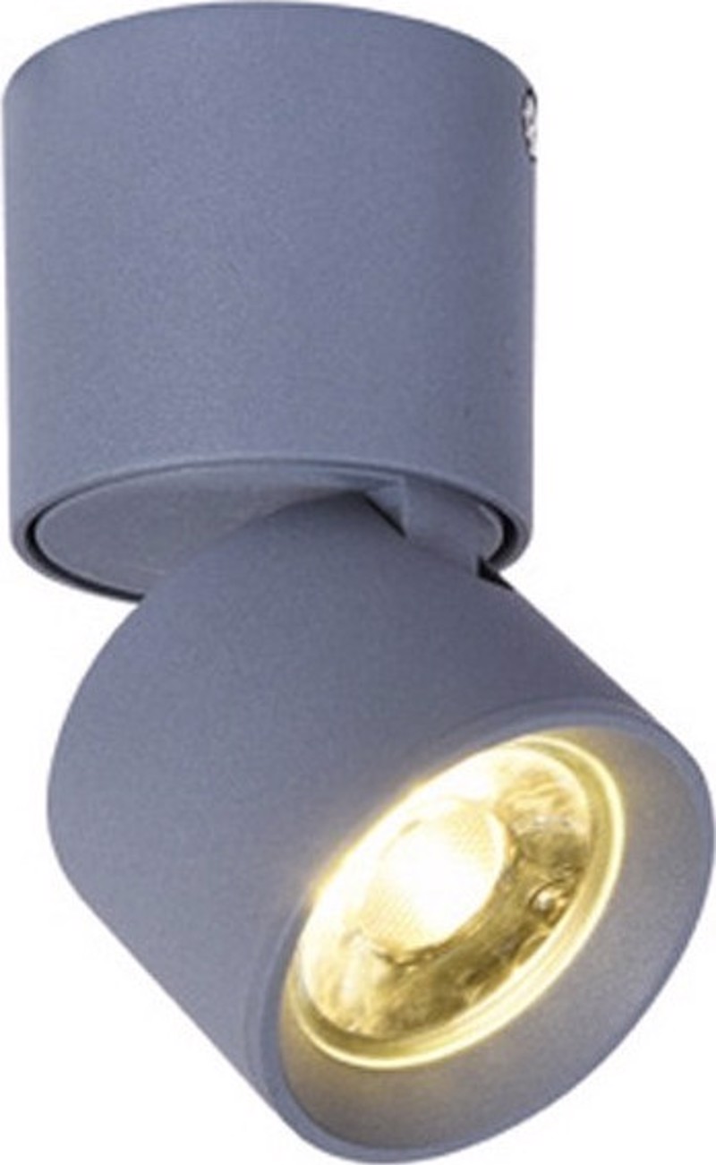 ACA Σποτ Αλουμίνιο 'PLUTO' Γκρι LED Δ5,6Χ10cm RA33LEDS6