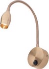 ACA Spot Peristrefomeno/Ruthmizomeno Metalliko 'Swan' Xruso LED F6X30cm SF126BLED330G