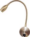 ACA Spot Peristrefomeno/Ruthmizomeno Metalliko 'Swan' Xruso LED F6X30cm SF126BLED330G