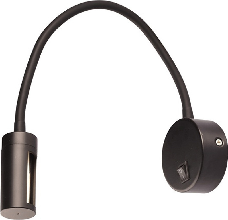 ACA Σποτ Μεταλλικό 'PIPER' Μαύρο LED 8X4Χ44cm SF126LEDS