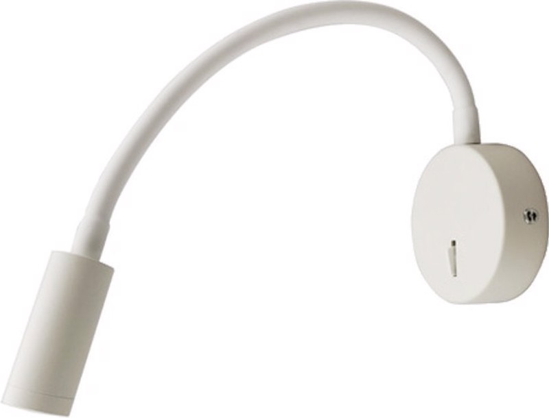 ACA Σποτ Μεταλλικό 'ALIS' Λευκό LED Φ8X36cm SF1501LEDW