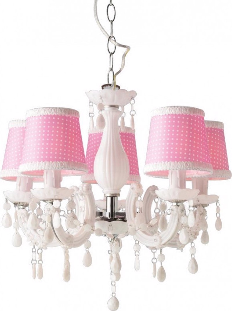 ACA Φωτιστικό Οροφής Πεντάφωτο 'MACARON' Ακρυλικό/Μέταλ