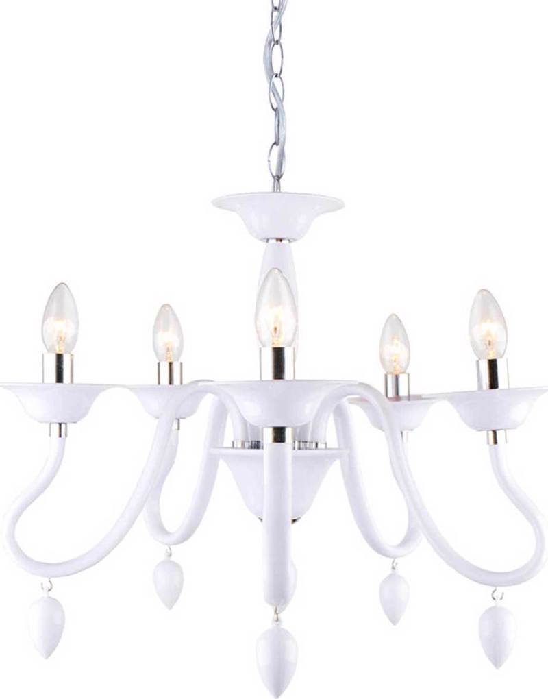 ACA Lighting - ΣΗΜΑΝΤΙΚΟ: Σε περίπτωση διαφοράς τιμής από το κατάστημα ισχύει παντα και μόνο η τιμή του καταστήματος ACA Φωτιστικό Οροφής Πεντάφωτο 'FIRENZE' Ακρυλικό/Μέταλ