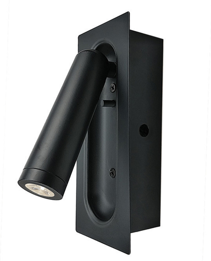 ACA Σποτ Μεταλλικό 'AIAS' Μαύρο LED 7X17cm SF701LEDB