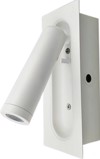 ACA Spot Metalliko 'AIAS' Lefko LED 7X17cm SF701LEDW