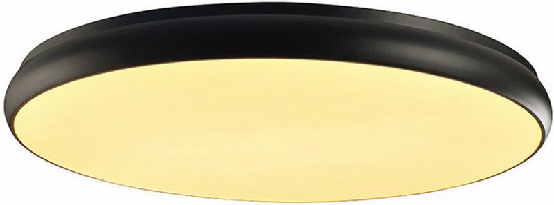 ACA Lighting - ΣΗΜΑΝΤΙΚΟ: Σε περίπτωση διαφοράς τιμής από το κατάστημα ισχύει παντα και μόνο η τιμή του καταστήματος ACA Πλαφονιέρα Οροφής Μεταλλική 'KALLISTA' Μαύρο LED Δ8