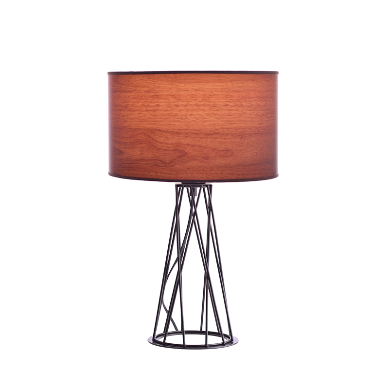 Διακοσμητικά Επιτραπέζια agiovlasitishome - ΣΗΜΑΝΤΙΚΟ: Σε περίπτωση διαφοράς τιμής από το κατάστημα ισχύει παντα και μόνο η τιμή του καταστήματος ACA Πορτατίφ ''ACACIA'' Μονόφωτο Μεταλλικό Μαύρο με Υφα