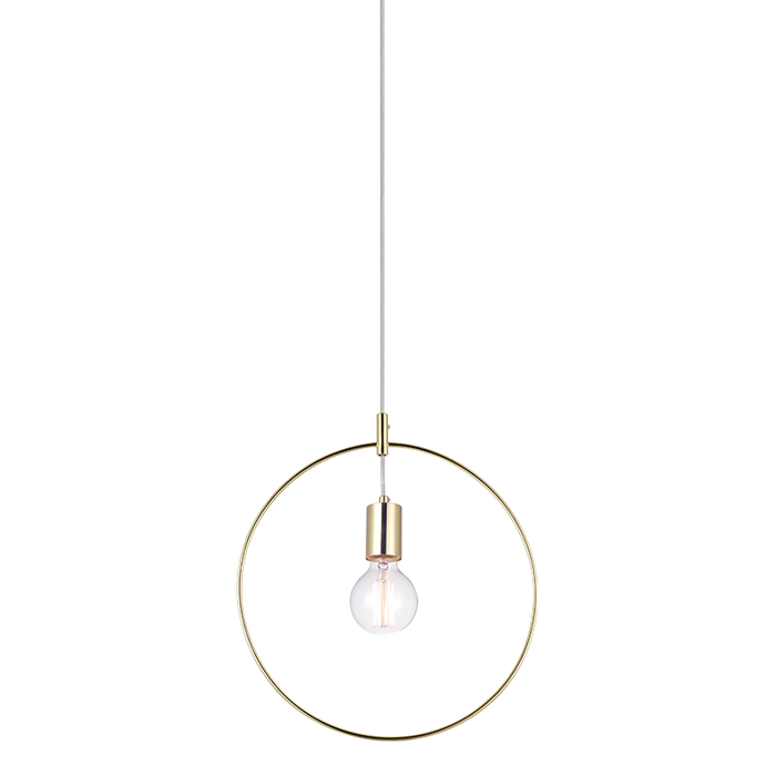 ACA Kremasto Fotistiko Orofis 'TWIGGY' Metalliko Xruso 35x120cm E27 V35181BS