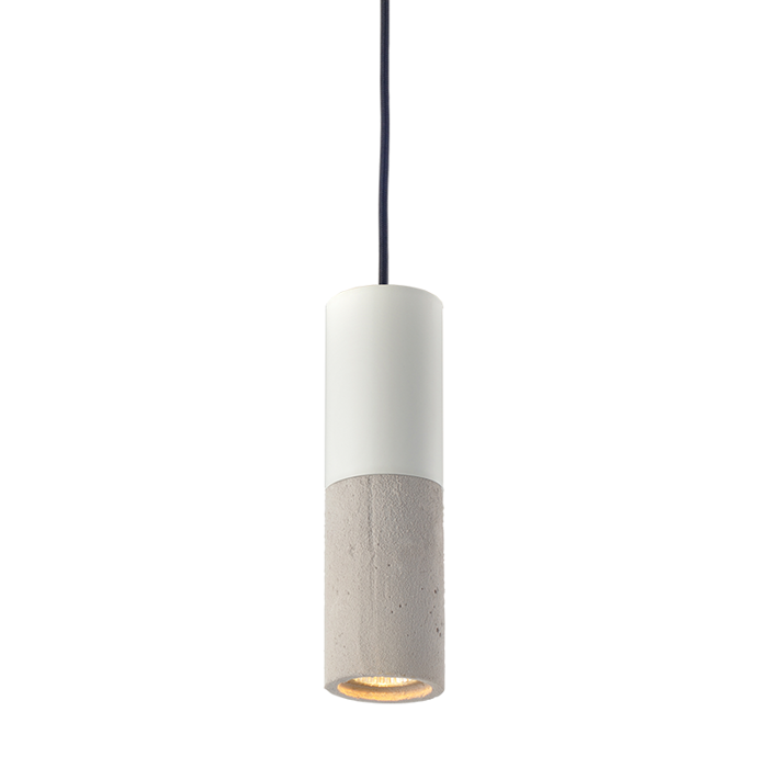 ACA Kremasto Fotistiko Orofis ''PLACEBO'' Monofoto Pilino/Metalliko Ggri/Lefko GU10 F10x120cm V372581PCW
