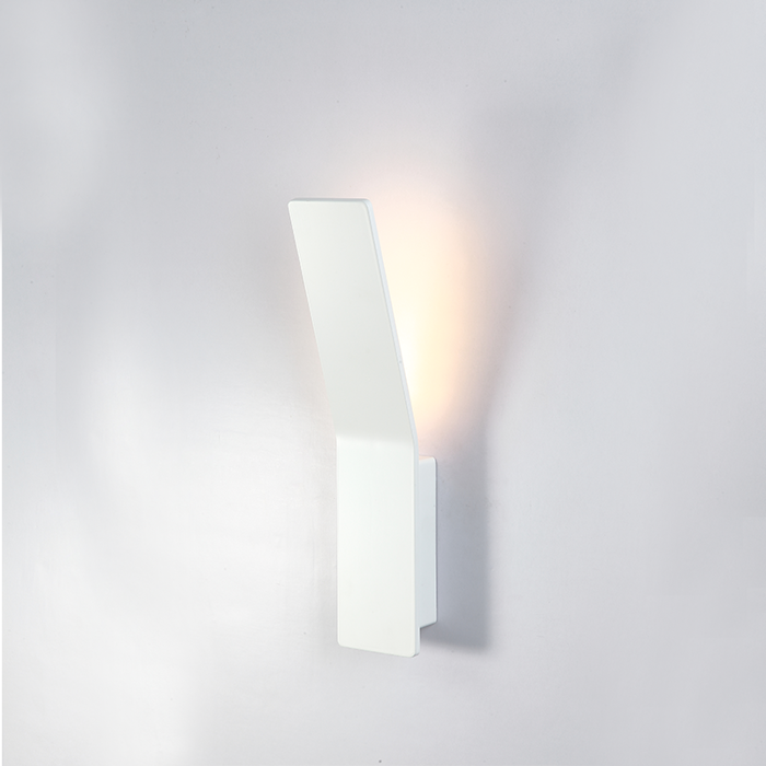 ACA Aplika Toixou 'ZEN' LED Alouminiou Lefki 7x3.5x34cm Thermo Lefko ZD80036LEDWH