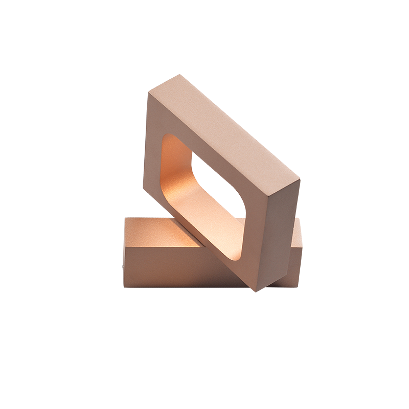 ACA Απλίκα Τοίχου 'CYCLOP' LED Αλουμινίου Χρυσή 13x14.6x3cm Θερμό Λευκό ZD80856LEDGD