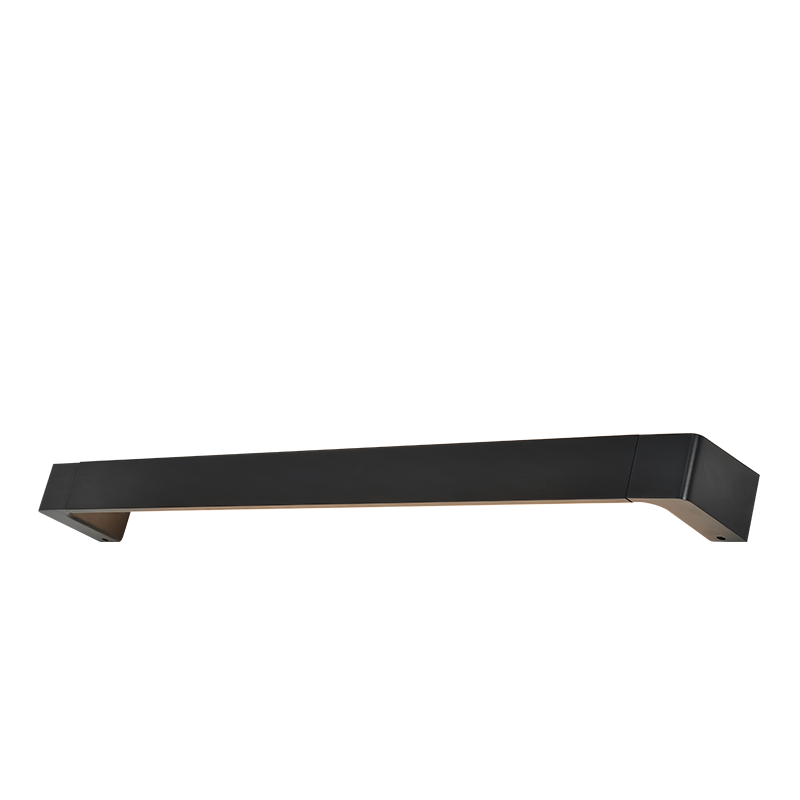 ACA Απλίκα Τοίχου 'FOGA' LED Αλουμινίου Μαύρη 90x10.5x6.4cm Θερμό Λευκό ZD810418LEDBK