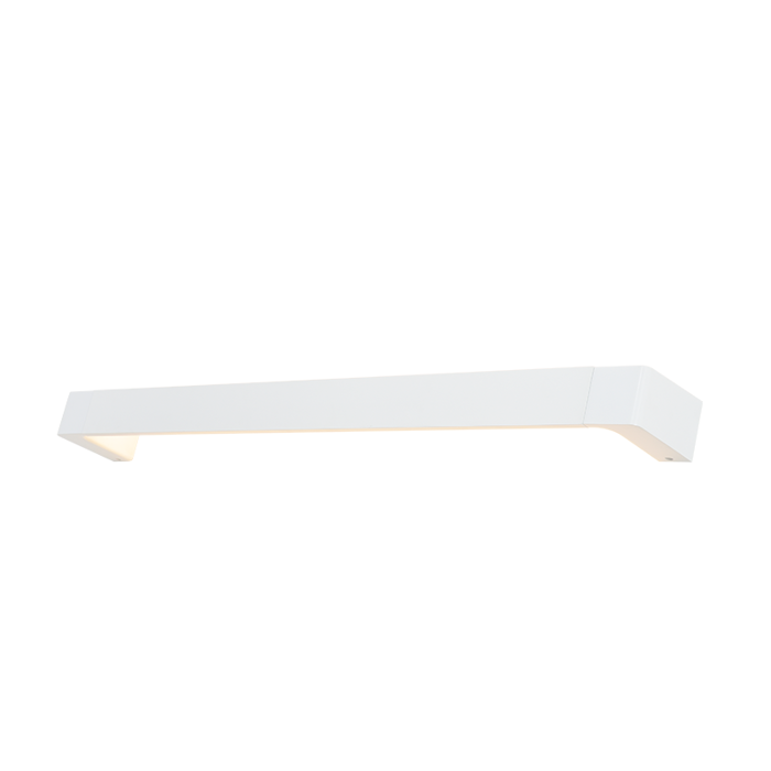 ACA Aplika Toixou 'FOGA' LED Alouminiou Lefki 90x10.5x6.4cm Thermo Lefko ZD810418LEDWH