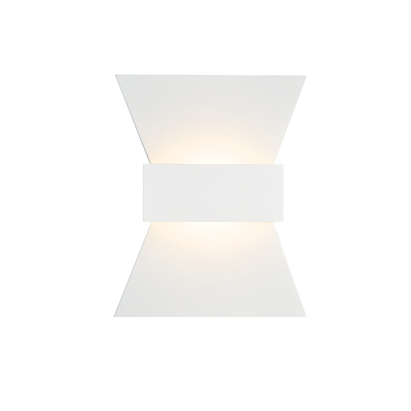 ACA Απλίκα Τοίχου 'ELEGANT' LED Αλουμινίου Λευκή 16x7x20cm Θερμό Λευκό ZD81166LEDWH