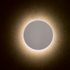 ACA Fotistiko Toixou-Orofis 'ECLIPSE' MDF/Metalliko Lefko F14x3.8cm LED Thermo Lefko ZM1705LEDWW