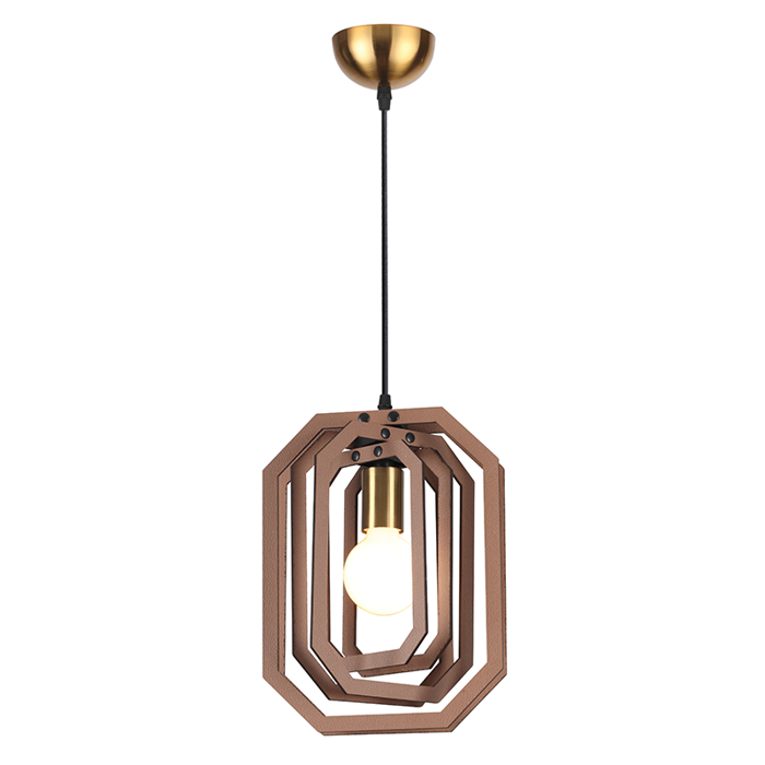 ACA Kremasto Fotistiko Orofis 'TRITON' Metalliko/MDF Xruso/Mpez F24x100cm E27 ZM391P24WLL