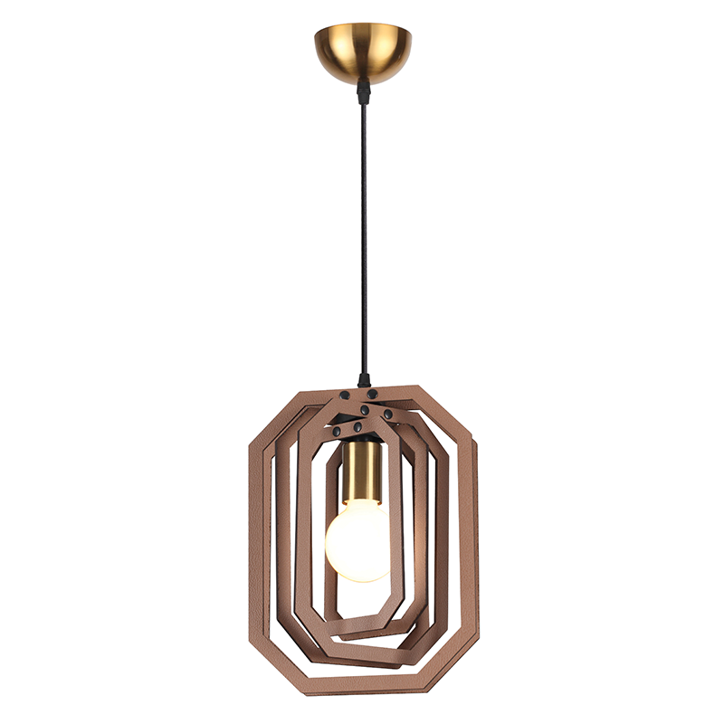 ACA Lighting - ΣΗΜΑΝΤΙΚΟ: Σε περίπτωση διαφοράς τιμής από το κατάστημα ισχύει παντα και μόνο η τιμή του καταστήματος ACA Κρεμαστό Φωτιστικό Οροφής 'TRITON' Μεταλλικό/MDF Χρ