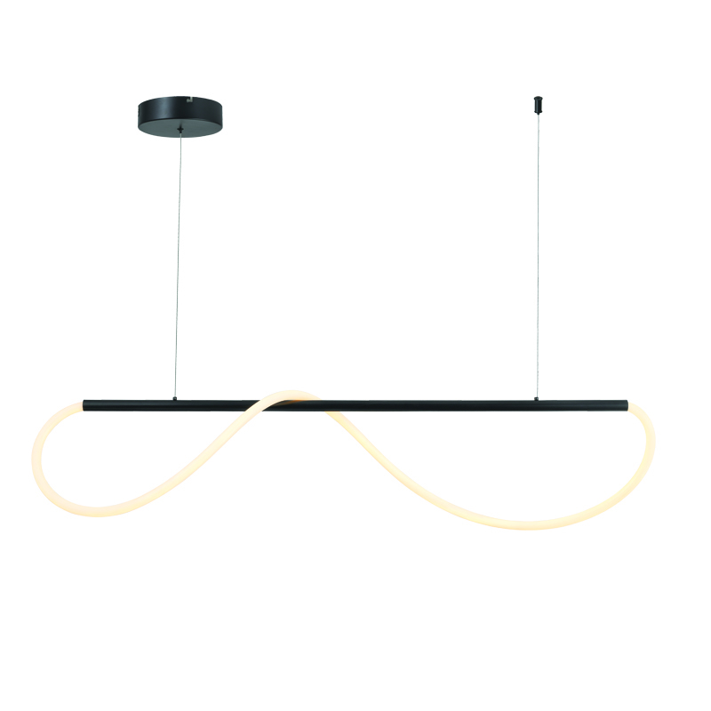 ACA Lighting - ΣΗΜΑΝΤΙΚΟ: Σε περίπτωση διαφοράς τιμής από το κατάστημα ισχύει παντα και μόνο η τιμή του καταστήματος ACA Κρεμαστό Φωτιστικό Οροφής ''KYMA'' Μεταλλικό Μαύρο