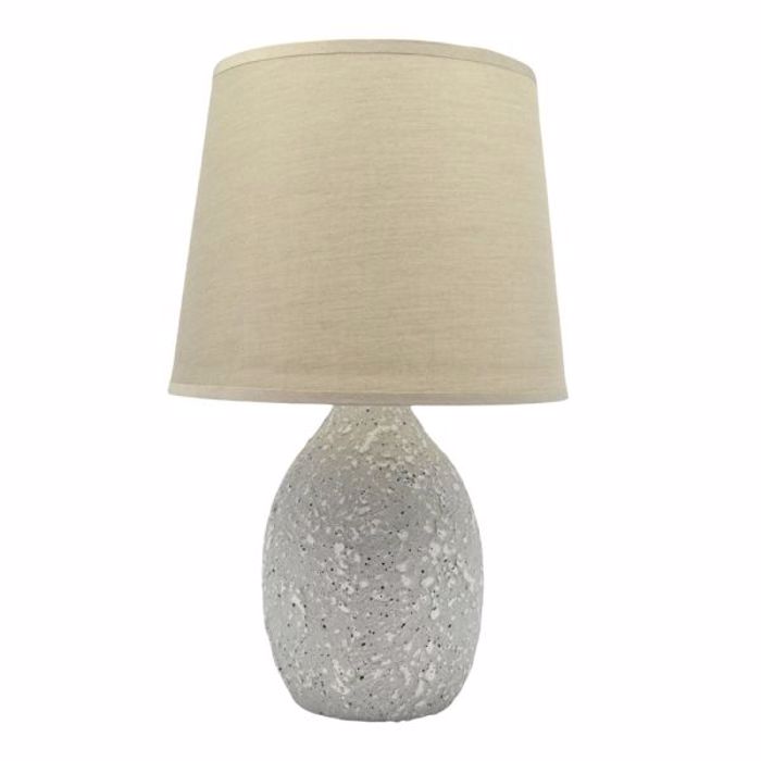 Ankor Portatif Keramiko Ggri me Efe Petras kai Bez Kapelo 22x8.5x33cm E14 (838288)