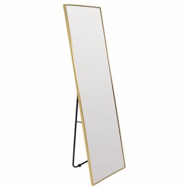 Ankor Καθρέπτης Δαπέδου/Τοίχου από Κράμα Αλουμινίου Χρυσός 50x160cm (843237)