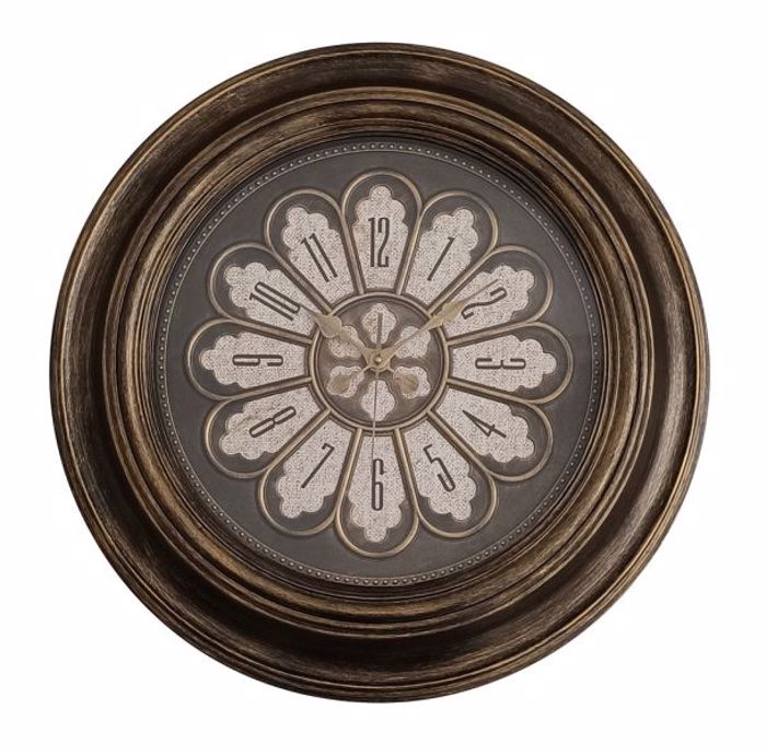 Ankor Roloi Toixou Plastiko Kafe Vintage F60.2x5.6cm (848812)