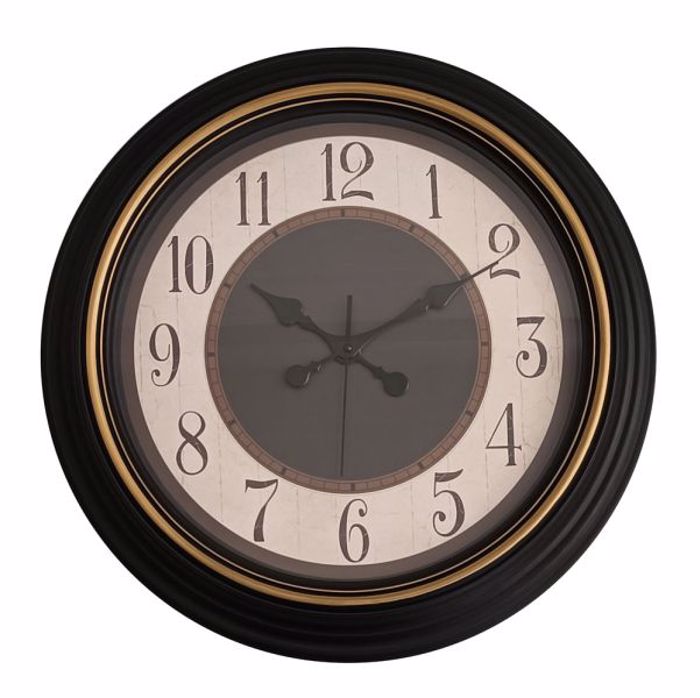 Ankor Roloi Toixou Plastiko Mavro Vintage F50.3x5.2cm (848959)