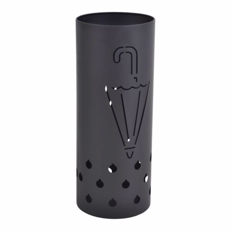 Μικροέπιπλα agiovlasitishome - ΣΗΜΑΝΤΙΚΟ: Σε περίπτωση διαφοράς τιμής από το κατάστημα ισχύει παντα και μόνο η τιμή του καταστήματος Ankor Ομπρελοθήκη Μεταλλική Μαύρη Ματ Φ20x50cm (850525)