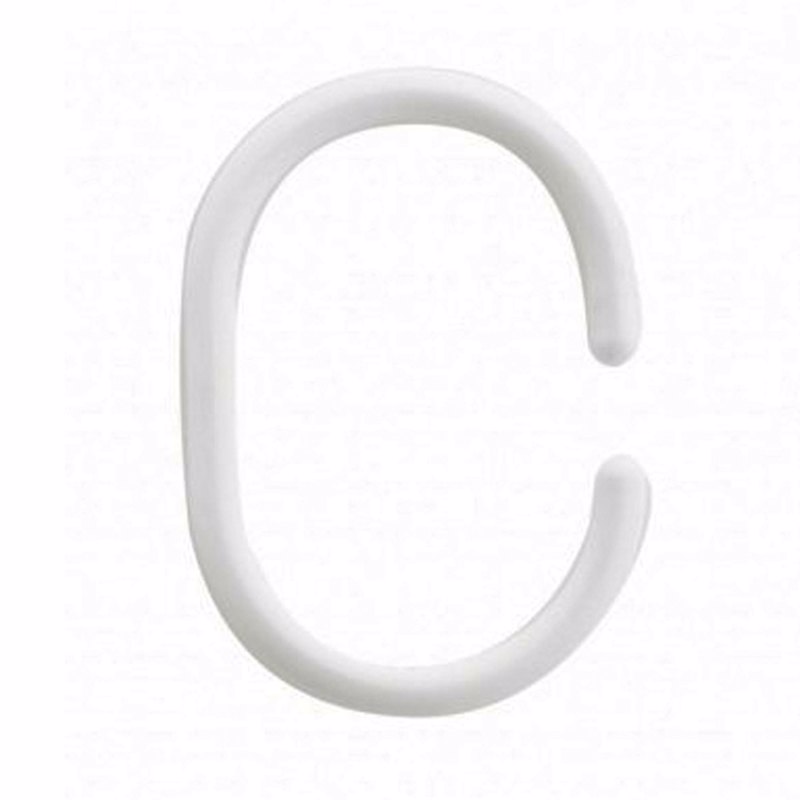 Κουρτίνες Μπάνιου agiovlasitishome - ΣΗΜΑΝΤΙΚΟ: Σε περίπτωση διαφοράς τιμής από το κατάστημα ισχύει παντα και μόνο η τιμή του καταστήματος Joy Bath Clips 12 pcs white κρίκοι κουρτίνας μπάνιου