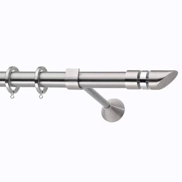 Κουρτινόξυλο φ25 inox Κάρπαθος