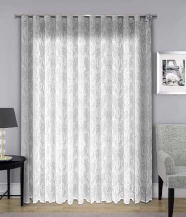 Ύφασμα Διάφανο Δαντελένιο 'Kassandra' με Κεντητό Σχέδιο σε 3 Αποχρώσεις