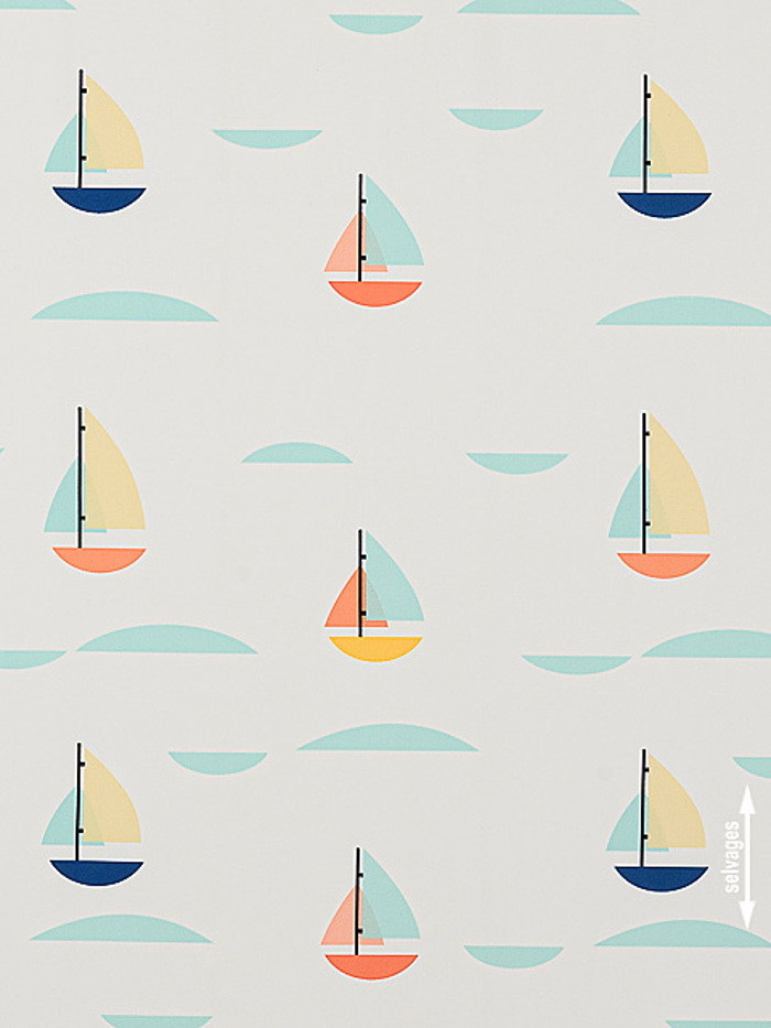 Ύφασμα 'Yachts' με Σχέδιο Καραβάκια (300cm) ufasma 'Yachts' me Sxedio Karabakia (300cm)