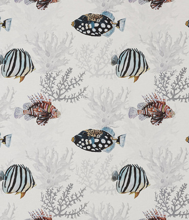 Ύφασμα 'Aquarium' με Σχέδιο Ψαράκια διαθέσιμο σε 2 Αποχρώσεις